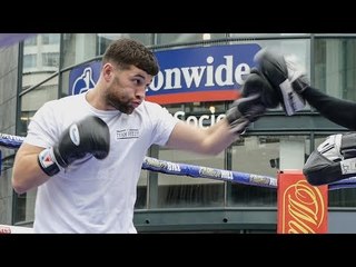 Scott Fitzgerald DAZZLING SPEED | Khan vs Vargas PUBLIC WORKOUT