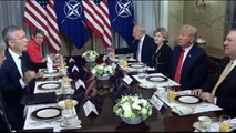 Trumps Frühstücksansprache bei der NATO auf Deutsch übersetzt