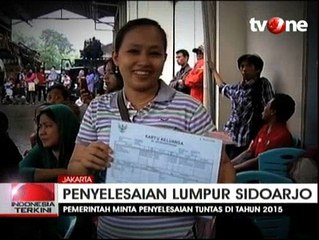 Pemerintah Minta Penyelesaian Lumpur Sidoarjo