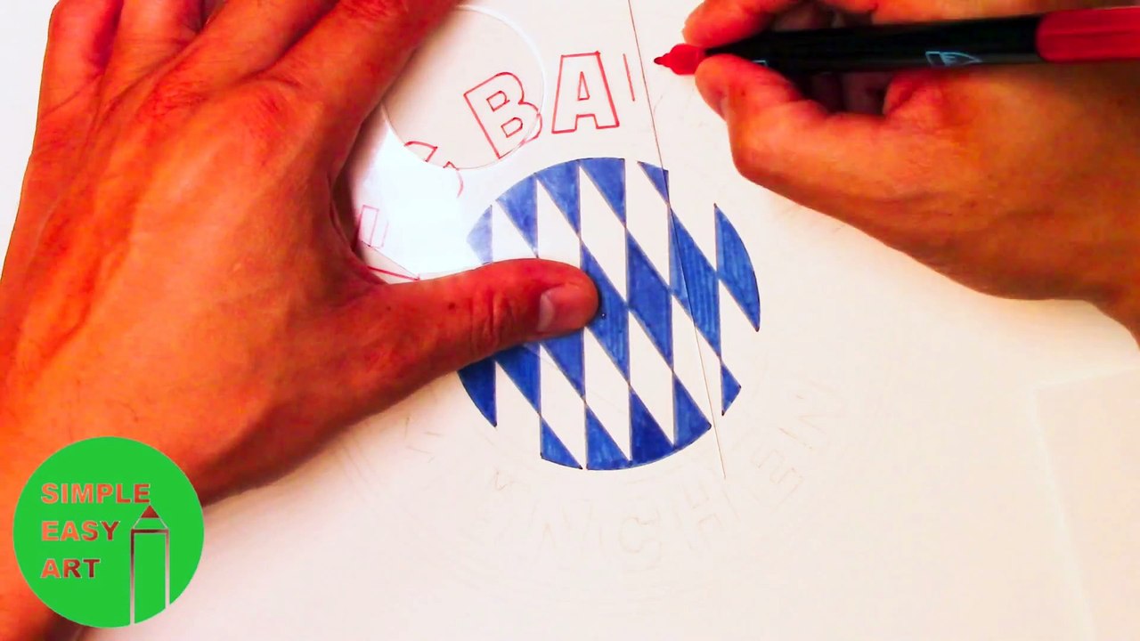 How to Draw the FC Bayern Munich Logo