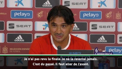 Croatie - Dalic n'a pas revu la finale du Mondial