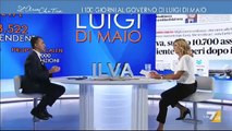 Luigi Di Maio ospite a L'Aria che tira 10/09/2018