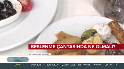 Beslenme çantasında neler olmalı?