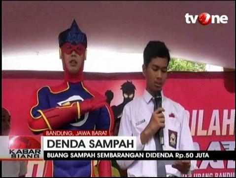 Buang Sampah Sembarangan di Bandung, Denda Rp50 Juta