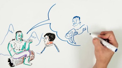 La VERDADERA historia del monstruo de FRANKENSTEIN - Draw My Life en Español