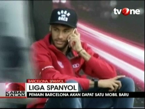 Para Pemain Barcelona Dapat Satu Mobil Baru Bermesin Hybrid dari Sponsor