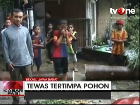 Wanita Pemulung di Bekasi Tewas Tertimpa Pohon