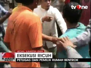 Eksekusi Lahan dan Bangunan di Deli Serdang Ricuh
