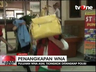 Puluhan Imigran China Ditangkap di Sunter
