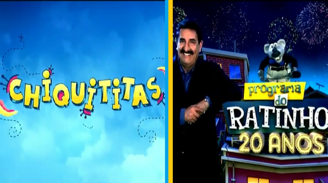 Final Chiquititas e inicio Programa do Ratinho 20 anos de SBT (10/09/2018)