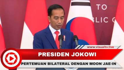 Presiden Jokowi Lakukan Pertemuan Bilateral dengan Presiden Korsel Moon Jae-In
