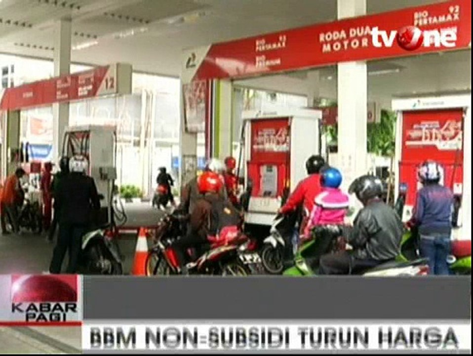 Harga Pertamax Turun Jadi Rp 9.900