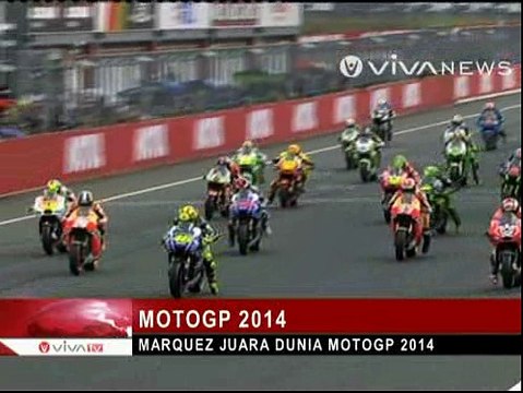Finish Posisi Kedua, Marquez Juara Dunia MotoGP 2014