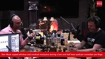 Tesla CEO Elon Musk smokes weed with Joe Rogan on live webcast