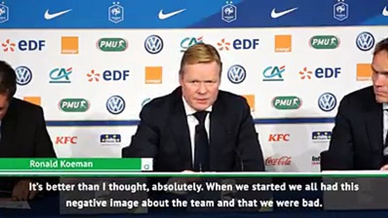 "It's better than I thought."Netherlands boss Ronald Koeman is optimistic about his side's future despite their 2-1 defeat against France.#FRANED #NED #Nati