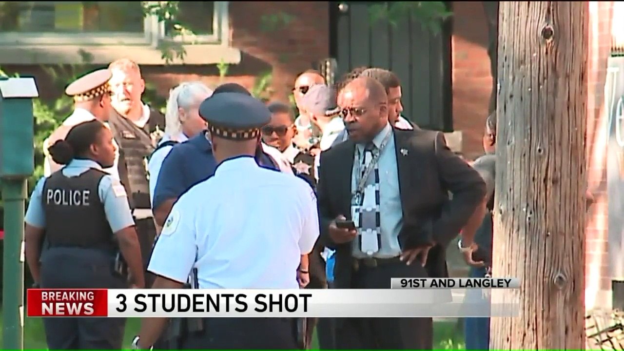 Three Students Shot Near Chicago High School