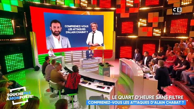 Cyril Hanouna répond de nouveau à Alain Chabat en direct dans TPMP - Regardez