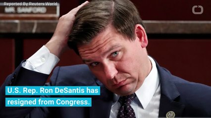 Florida Governor Candidate DeSantis Resigns From Congress