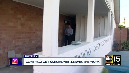 Navy veteran, others claim contractor took thousands for incomplete work