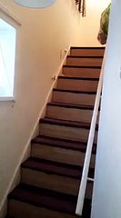 Falling down the stairs