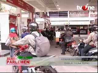 DPR Menilai Kenaikan Harga BBM Tak Tepat