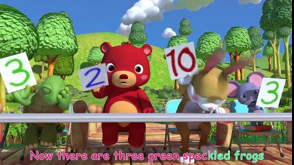 Five Little Speckled Frogs | Cocomelon (ABCkidTV) Nursery Rhymes
