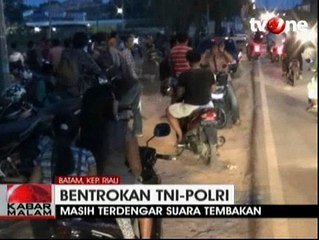 Suara Tembakan Kembali Pecah Hingga Malam Hari di Mako Brimob Batam