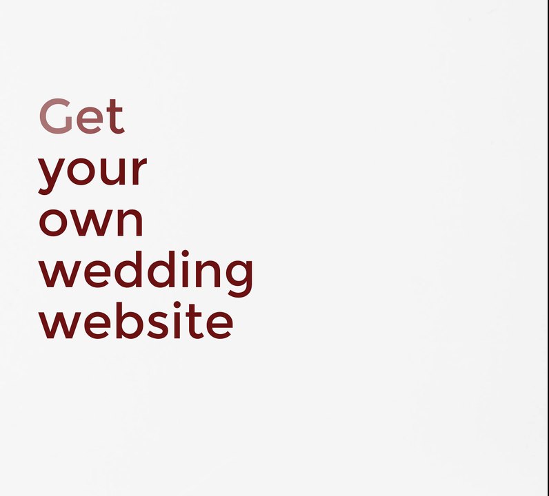 Wedding Wishlist - Website