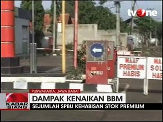 Sejumlah SPBU Kehabisan Stok Premium dan Solar