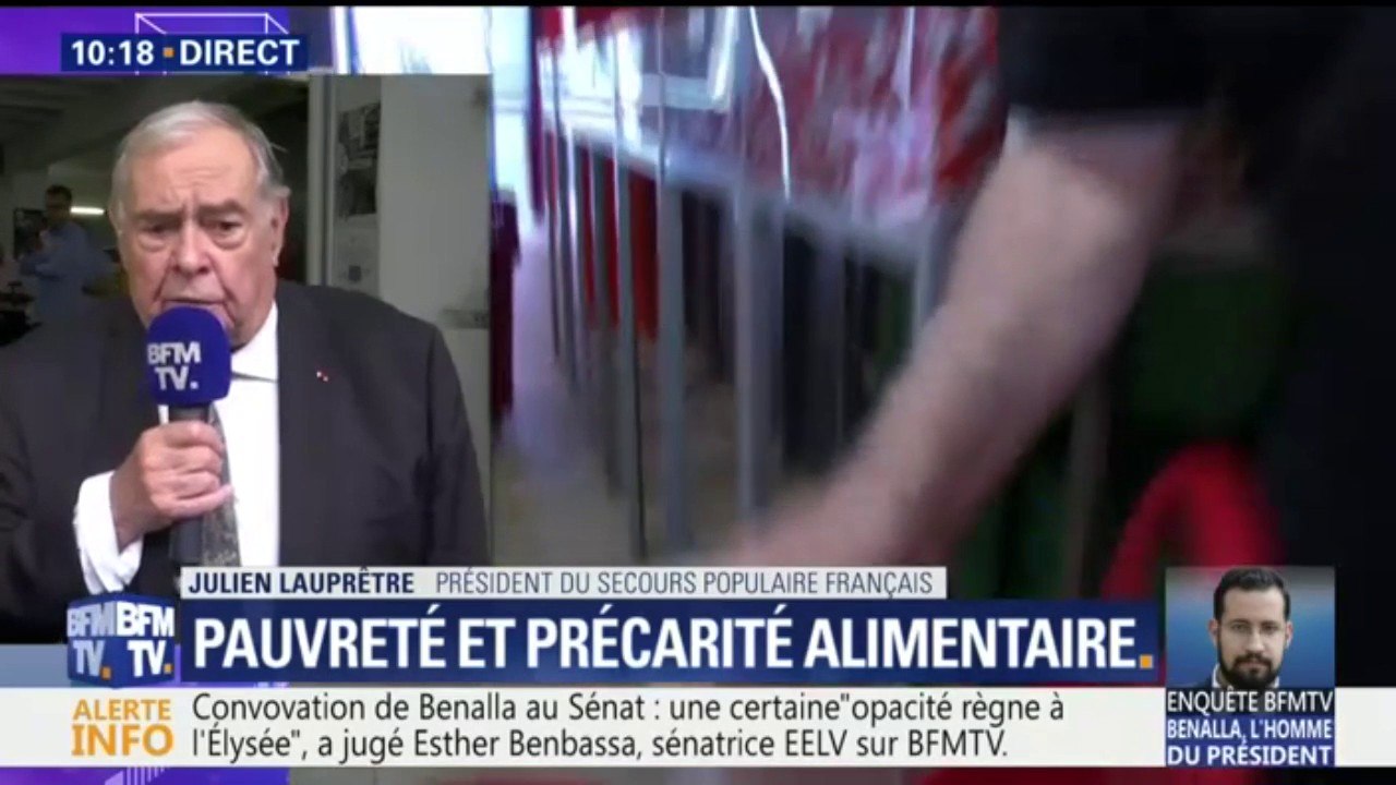 "Je suis bouleversé de voir des retraités demander à manger", affirme le président du Secours populaire