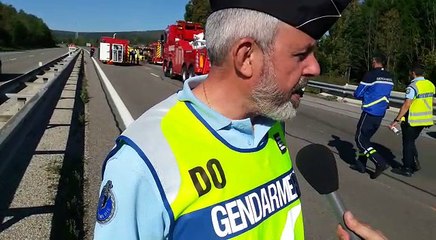 Camion contre voiture sur l'A36 : un gendarme donne les causes de l'accident