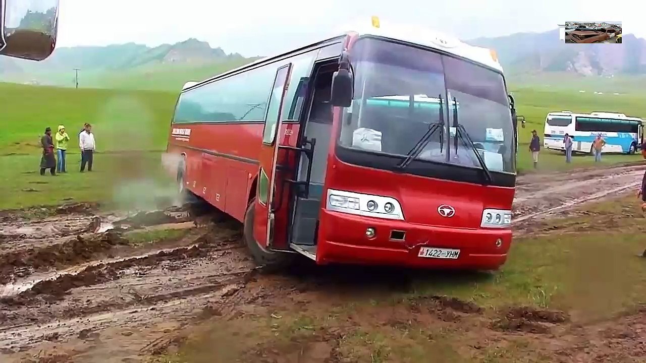 Amazing Most Talented  Bus Drivers On Hardest Difficult Road  Crazy Off Road Bus Compilation (2)(1)
