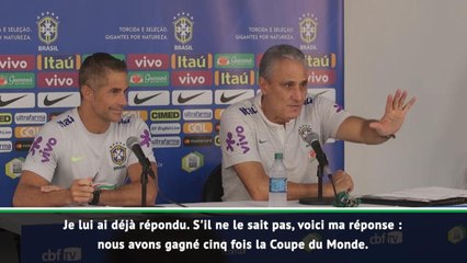 Brésil - Tite : "Trump devrait mieux s'y connaître"