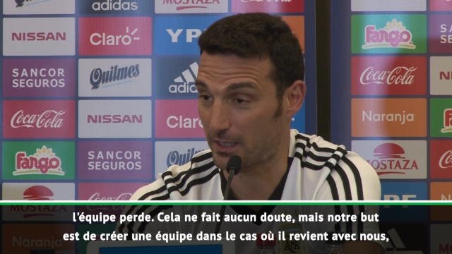 Argentine - Scaloni : Construire une équipe pour le retour de Messi