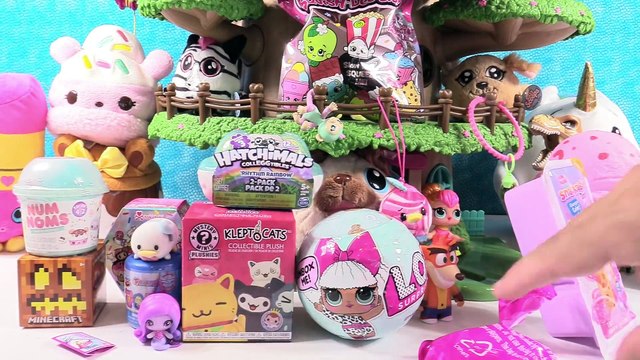 Blind Bag Treehouse #164 Unboxing Hatchimals Disney Tokidoki Pikmi Pops Toy _ PSToyReviews