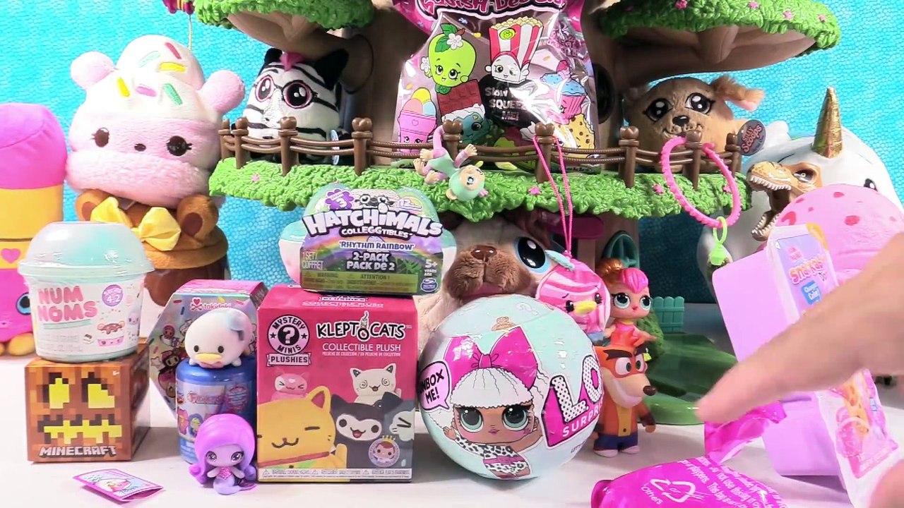 Blind Bag Treehouse #164 Unboxing Hatchimals Disney Tokidoki Pikmi Pops Toy _ PSToyReviews