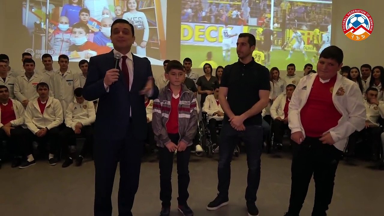 You can now watch video of my visit to the Yerevan Medical Rehabilitation CentreFootball Federation of Armenia