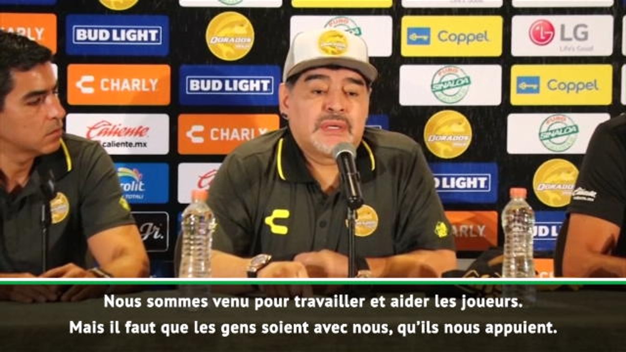 Mexique - Maradona : "Je ne suis pas venu ici en vacances"