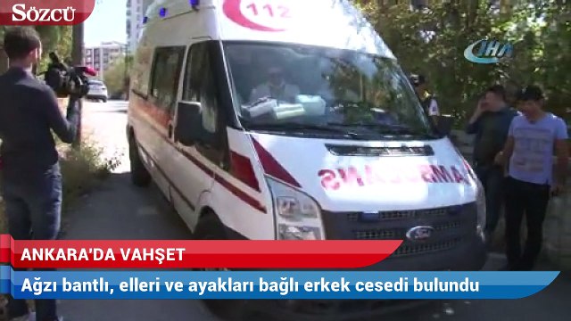 Evde elleri kelepçeli, ağzı bantlı olarak ölü bulundu