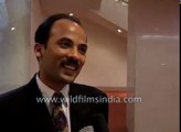 Suraj Barjatya receives National film award for his film Hum Apke Hain Kaun in 1995