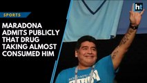 Maradona admits publicly that drug taking almost consumed him
