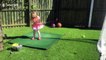 Scottish girl aged 4 tees off just like Tiger Woods