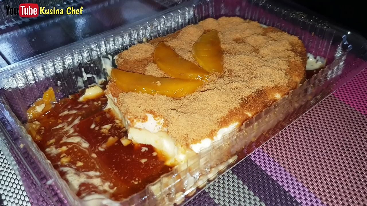 Mango Graham Leche Flan | Flavored Leche Flan  (leche flan recipe)