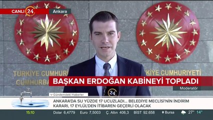 Cumhurbaşkanı Erdoğan kabineyi topladı