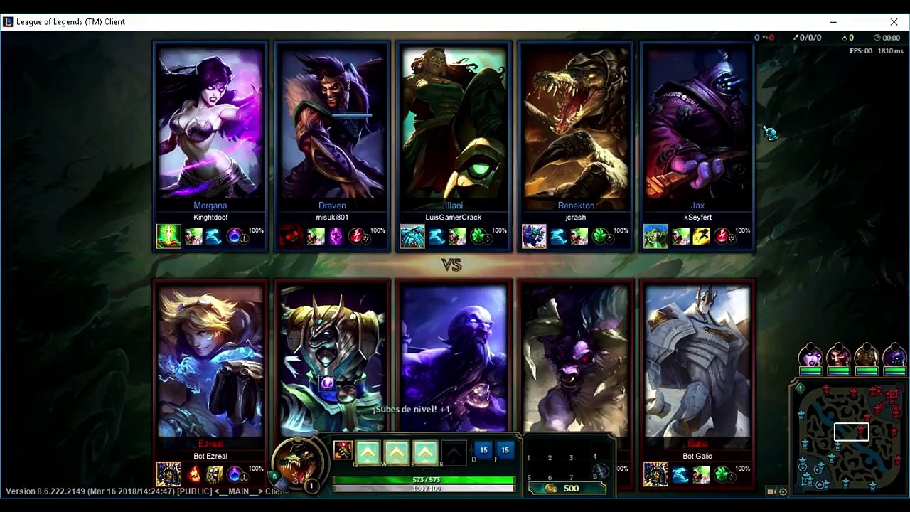 League of Legends probando a Renekton -tengo voz de ardilla