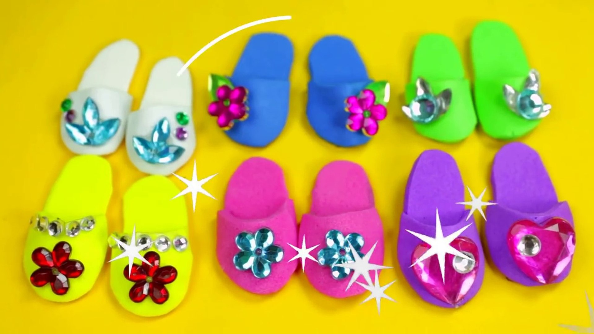 DIY Miniature Doll Shoes - For Barbie, Disney Princesses and Monster High -  Easy Doll Crafts - video Dailymotion