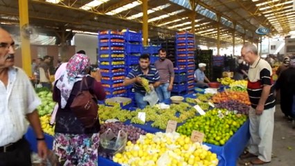 Balıkesir’de pazar esnafına fıskiyeli vantilatörlü serinlik