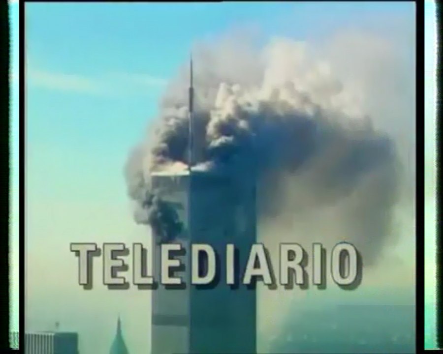Telediario - Montaje 11-S (fragmentos iniciales) 11-9-2001
