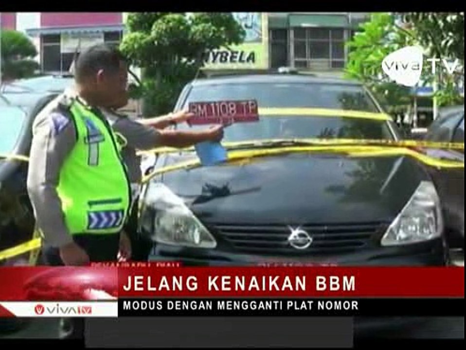 Polda Riau Amankan Kendaraan Dinas Berplat Merah Diganti dengan Plat Hitam