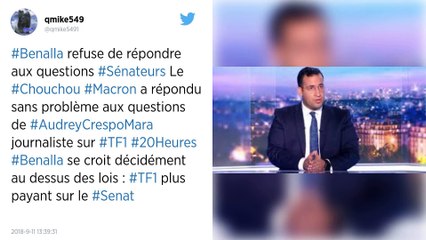 Alexandre Benalla ne se rendra pas devant la commission d’enquête du Sénat.